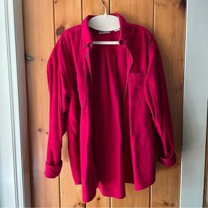 Ll bean thick warm button up